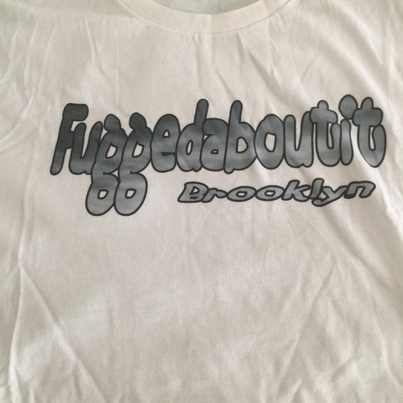 Brooklyn FUGGEDABOUTIT T -shirt , white , size xxl - Picture 2 of 5